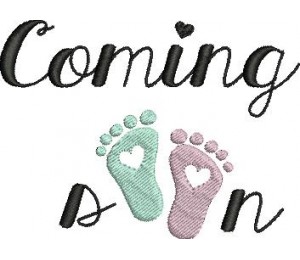 Stickdatei - Coming soon Füße